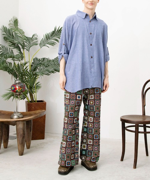 チャイハネ（チャイハネ）の「【チャイハネ】スタッズMEN'Sサンダル（サンダル・メンズ・カーキ/ベージュ・L/LL）」の7枚目の写真