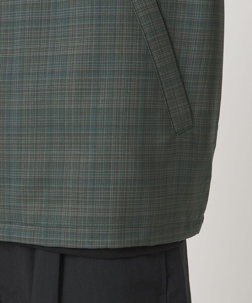 green label relaxing(グリーンレーベルリラクシング)の「TW マイクロチェック ブルゾン(ブルゾン・メンズ・グレー/ダークグレー/ケリーグリーン・S/M/L/XL)」の16枚目の写真