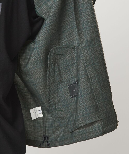 green label relaxing(グリーンレーベルリラクシング)の「TW マイクロチェック ブルゾン(ブルゾン・メンズ・グレー/ダークグレー/ケリーグリーン・S/M/L/XL)」の13枚目の写真