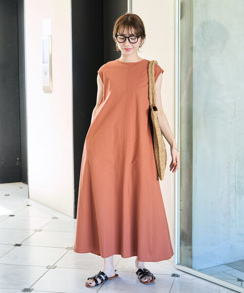 バックオープンワンピース　宅急便 セール】限定展開 インドコットン フレックス バックオープン