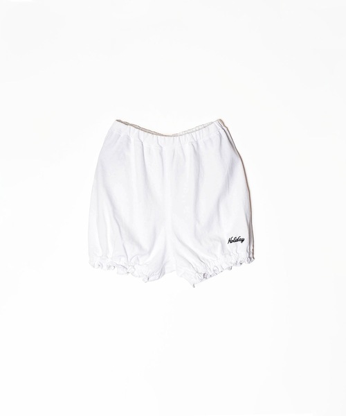 HOLIDAY（ホリデイ）の「SUPER FINE DRY BALLOON SHORT PANTS スーパーファインドライバルーンショートパンツ（その他パンツ・レディース・ダークネイビー/シルバーグレー/ホワイト/ブラック・ONE SIZE）」の2枚目の写真