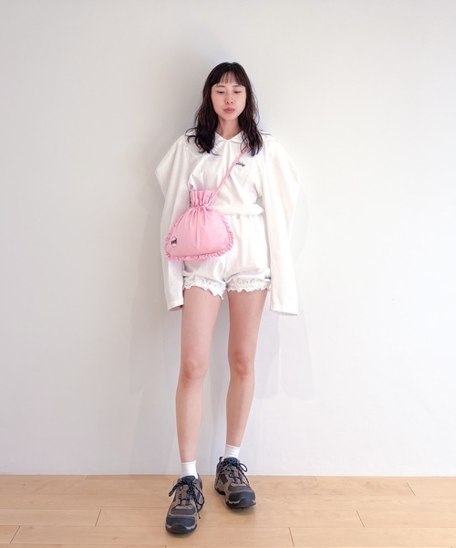 HOLIDAY（ホリデイ）の「SUPER FINE DRY BALLOON SHORT PANTS スーパーファインドライバルーンショートパンツ（その他パンツ・レディース・ダークネイビー/シルバーグレー/ホワイト/ブラック・ONE SIZE）」の13枚目の写真