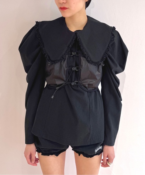 HOLIDAY(ホリデイ)の「SUPER FINE DRY BALLOON SHORT PANTS スーパーファインドライバルーンショートパンツ(その他パンツ・レディース・ダークネイビー/シルバーグレー/ホワイト/ブラック・ONE SIZE)」の19枚目の写真