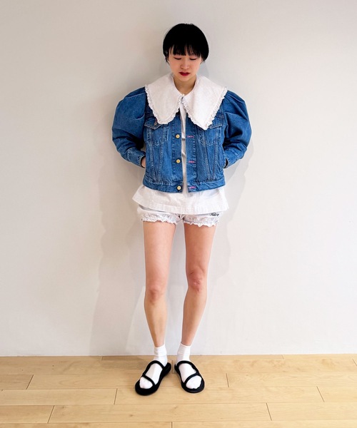 HOLIDAY（ホリデイ）の「SUPER FINE DRY BALLOON SHORT PANTS スーパーファインドライバルーンショートパンツ（その他パンツ・レディース・ダークネイビー/シルバーグレー/ホワイト/ブラック・ONE SIZE）」の22枚目の写真