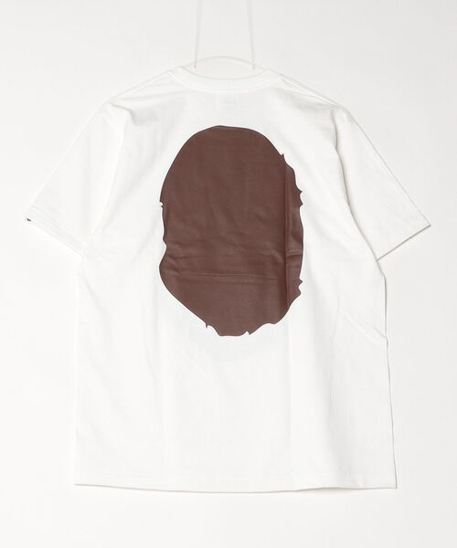 A BATHING APE(アベイシングエイプ)の「BIG APE HEAD TEE(Tシャツ/カットソー・メンズ・グレー/ブラック/サックスブルー/イエロー/ネイビー/グリーン/ホワイト/ピンク・MEDIUM/SMALL/X-LARGE/XX-LARGE/LARGE/XXX-LARGE)」の17枚目の写真