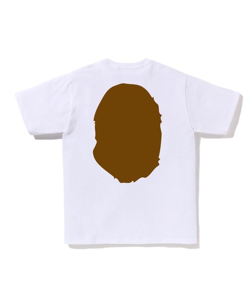 A BATHING APE(アベイシングエイプ)の「BIG APE HEAD TEE(Tシャツ/カットソー・メンズ・グレー/ブラック/サックスブルー/イエロー/ネイビー/グリーン/ホワイト/ピンク・MEDIUM/SMALL/X-LARGE/XX-LARGE/LARGE/XXX-LARGE)」の9枚目の写真