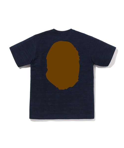 A BATHING APE(アベイシングエイプ)の「BIG APE HEAD TEE(Tシャツ/カットソー・メンズ・グレー/ブラック/サックスブルー/イエロー/ネイビー/グリーン/ホワイト/ピンク・MEDIUM/SMALL/X-LARGE/XX-LARGE/LARGE/XXX-LARGE)」の13枚目の写真