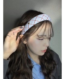 THEODORIC.dy（セオドリックディ）の「チェックストライプカチューシャ（カチューシャ）」