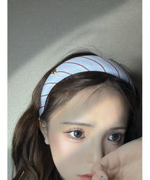 THEODORIC.dy（セオドリックディ）の「チェックストライプカチューシャ（カチューシャ）」