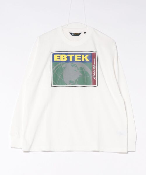 Eddie Bauer（エディーバウアー）の「EBTEK ロゴ 長袖Tシャツ（Tシャツ/カットソー・メンズ・ホワイト/パープル/ネイビー・XL/L/M/S）」の2枚目の写真