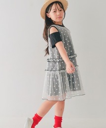 NHT（エヌエイチティー）の「NHT/エヌエイチティー ドットチュール ワンピース（ワンピース）」