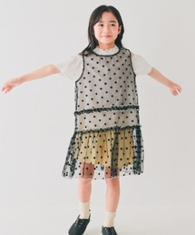 NHT（エヌエイチティー）の「NHT/エヌエイチティー ドットチュール ワンピース（ワンピース）」