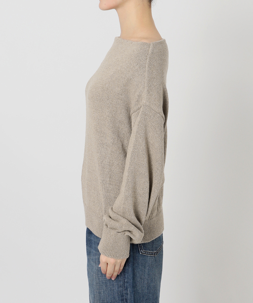 Spick & Span(スピックアンドスパン)の「シルクコンペーパーヤーンニュアンスネックニット(ニット/セーター・レディース・ホワイト/ベージュ・FREE)」の16枚目の写真