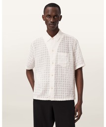 AUBREY SHORT SLEEVE LINEN BLEND SHIRT | AUBREY 半袖 リネン ブレンド シャツ