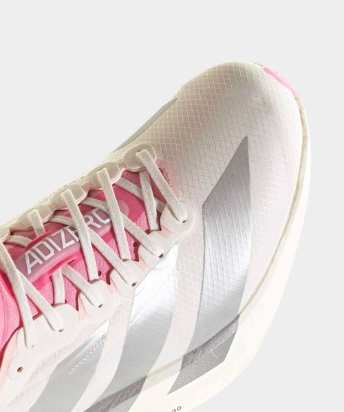 adidas（アディダス）の「アディゼロ アディオス プロ4 / ADIZERO ADIOS PRO 4 / ランニングシューズ / アディダス adidas（スニーカー・メンズ・ホワイト×ピンク・28.5cm/28.0cm/27.5cm/26.5cm/26.0cm/25.5cm/27.0cm）」の16枚目の写真