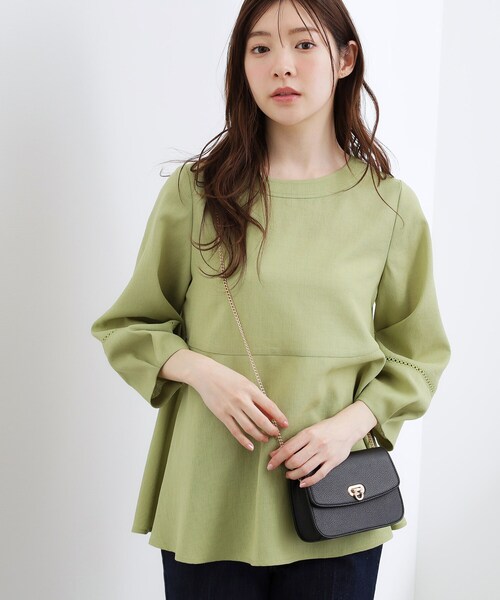 grove(グローブ)の「フラップチェーンミニショルダー(ショルダーバッグ・レディース・シルバー系その他/ナチュラル/ブラック/サックスブルー・00)」の2枚目の写真