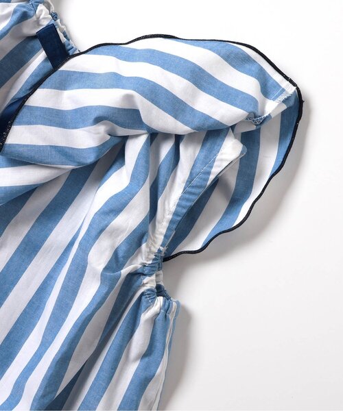 apres les cours（アプレレクール）の「【WEB限定】2WAYフリル衿チュニック（シャツ/ブラウス・キッズ・ブラウン/チェック/ストライプ/その他3・140/130/120/110/100/90/80）」の17枚目の写真