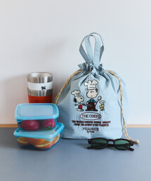 HEMING'S（ヘミングス）の「HEMING'S/ヘミングス PEANUTS 保冷巾着トート（トートバッグ）」