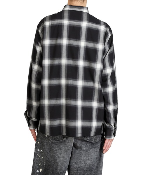 GOLD（ゴールド）の「GOLD / ゴールド：WOOL Super140s TROPICAL OPEN SHIRT：26A-GL29647[MUS]（シャツ/ブラウス・メンズ・ブラック・S/M）」の11枚目の写真