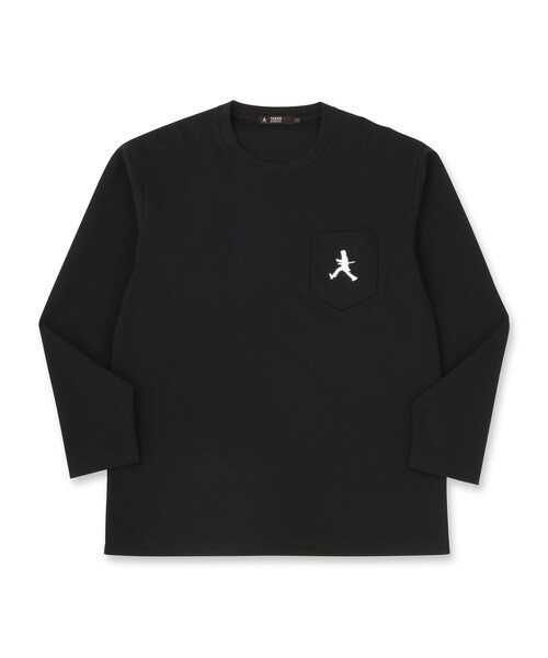 TAKEO KIKUCHI(タケオキクチ)の「【BOWLER HAT LABEL】クールデオドラントジャージ ボーラーハットウォーカー ポケットTシャツ(Tシャツ/カットソー・メンズ・ブラック/ホワイト・03/02/04)」の4枚目の写真