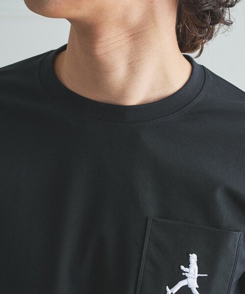 TAKEO KIKUCHI(タケオキクチ)の「【BOWLER HAT LABEL】クールデオドラントジャージ ボーラーハットウォーカー ポケットTシャツ(Tシャツ/カットソー・メンズ・ブラック/ホワイト・03/02/04)」の15枚目の写真