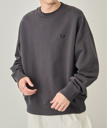 FRED PERRY（フレッドペリー）の「【FRED PERRY】OVERSIZED TIPPED SWEATSHIRT M3497/オーバーサイズド ティップド スウェットシャツ（スウェット・レディース）」