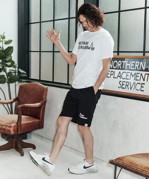 No Rain No Rainbow(ノーレインノーレインボー)の「mt10389-logo printed T-shirt Tシャツ(NR26S-28)(Tシャツ/カットソー・メンズ・ピンク/ホワイト/ブラック・XL/L/M/S)」の19枚目の写真