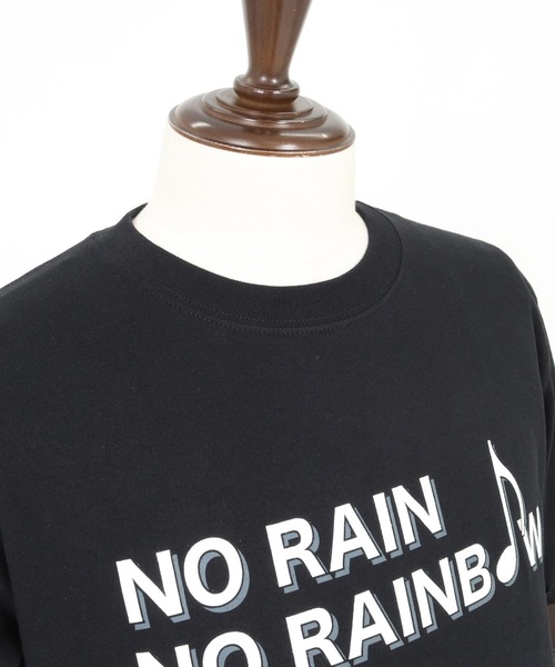 No Rain No Rainbow(ノーレインノーレインボー)の「mt10389-logo printed T-shirt Tシャツ(NR26S-28)(Tシャツ/カットソー・メンズ・ピンク/ホワイト/ブラック・XL/L/M/S)」の9枚目の写真
