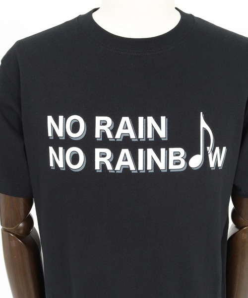 No Rain No Rainbow(ノーレインノーレインボー)の「mt10389-logo printed T-shirt Tシャツ(NR26S-28)(Tシャツ/カットソー・メンズ・ピンク/ホワイト/ブラック・XL/L/M/S)」の14枚目の写真