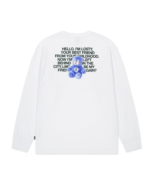 LMCの「HELLO LOSTY LONG SLV TEE white(Tシャツ/カットソー・レディース・その他・LARGE/MEDIUM/X-LARGE/SMALL)」の1枚目の写真