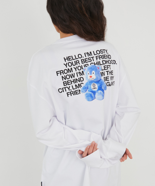 LMCの「HELLO LOSTY LONG SLV TEE white(Tシャツ/カットソー・レディース・その他・LARGE/MEDIUM/X-LARGE/SMALL)」の3枚目の写真
