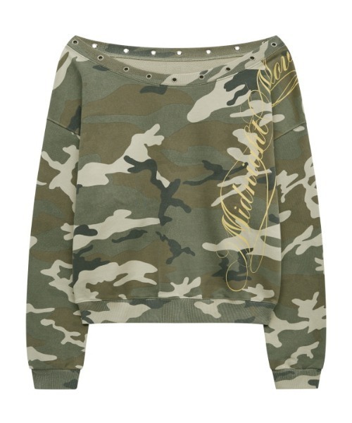 Midnight Move(ミッドナイトムーブ)の「A'GEM/9 × .kom 『MIDNIGHT MOVE/ミッドナイトムーブ』ey camo mtm/カモスウェットシャツ(スウェット・レディース・ピンク・FREE)」の17枚目の写真