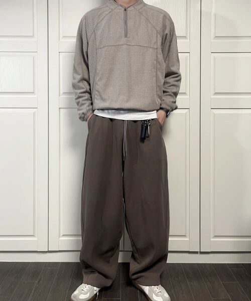 XERO（ゼロ）の「カーブラインオーバースウェットパンツ[ビンテージブラウン]（スウェットパンツ・メンズ・その他・MEDIUM/LARGE/SMALL）」の3枚目の写真