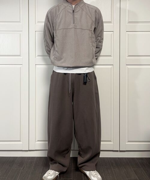 XERO（ゼロ）の「カーブラインオーバースウェットパンツ[ビンテージブラウン]（スウェットパンツ・メンズ・その他・MEDIUM/LARGE/SMALL）」の4枚目の写真