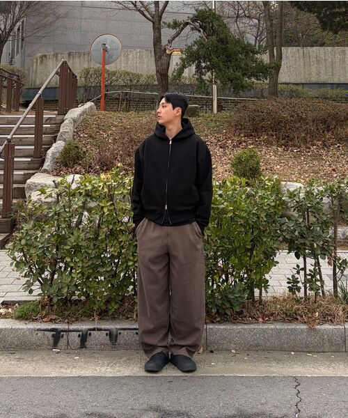 XERO（ゼロ）の「カーブラインオーバースウェットパンツ[ビンテージブラウン]（スウェットパンツ・メンズ・その他・MEDIUM/LARGE/SMALL）」の5枚目の写真
