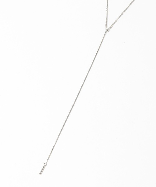 Andemiu(アンデミュウ)の「ボールスライドY字ネックレス659159(ネックレス・レディース・ゴールド/シルバー・FREE)」の5枚目の写真