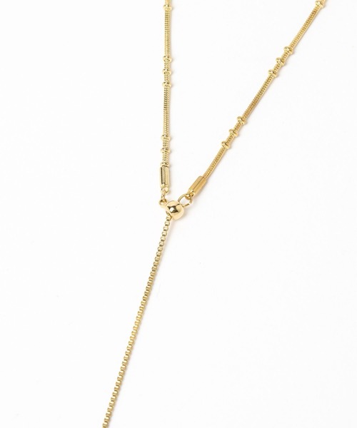 Andemiu(アンデミュウ)の「ボールスライドY字ネックレス659159(ネックレス・レディース・ゴールド/シルバー・FREE)」の11枚目の写真