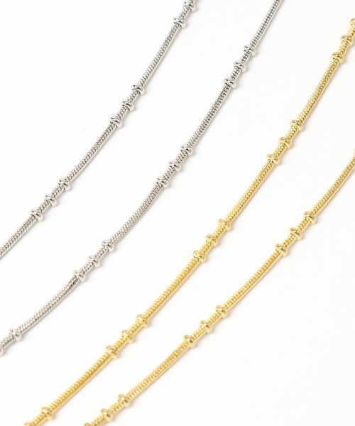 Andemiu(アンデミュウ)の「ボールスライドY字ネックレス659159(ネックレス・レディース・ゴールド/シルバー・FREE)」の13枚目の写真