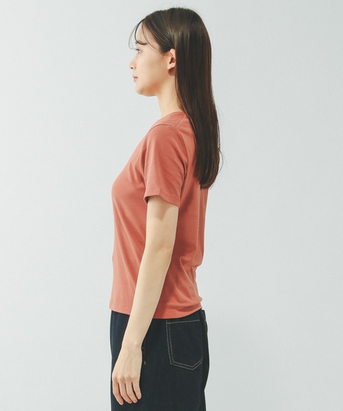 GLOBAL WORK(グローバルワーク)の「Fffit エフィット/やわらかストレッチクルーネック半袖/645043(Tシャツ/カットソー・レディース・グレー/レッド系その他6/ブラック/ホワイト・SMALL/LARGE/X-LARGE/MEDIUM)」の22枚目の写真