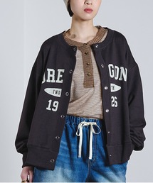 ROSE BUD（ローズバッド）の「COLLEGE LOGO CARDIGAN（カーディガン/ボレロ）」