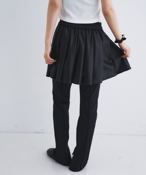 CODE A(コードエー)の「leather like mini skirt(スカート・レディース・ブラック・00)」の4枚目の写真