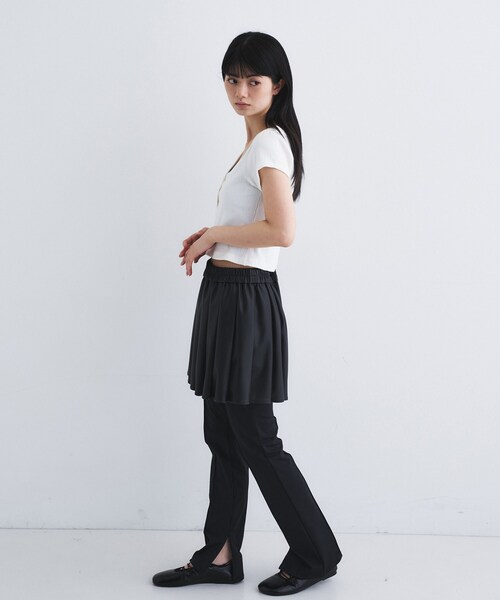 CODE A(コードエー)の「leather like mini skirt(スカート・レディース・ブラック・00)」の5枚目の写真