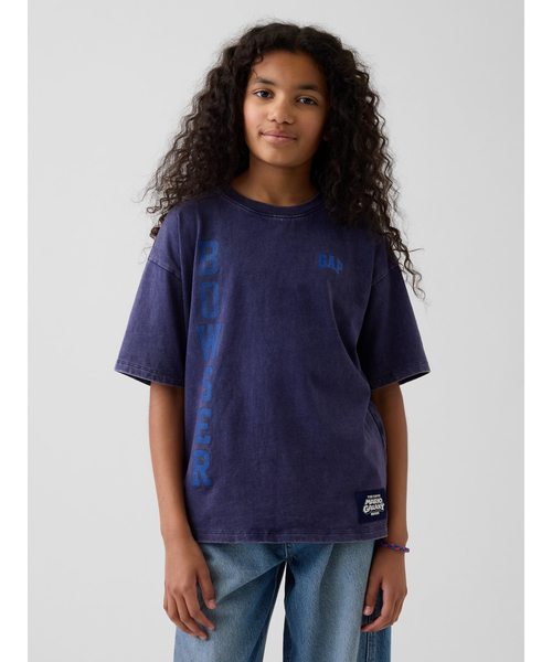 GAP(ギャップ)の「スーパーマリオブラザーズ リラックスフィット グラフィックTシャツ (キッズ)(Tシャツ/カットソー・キッズ・ブルー/オフホワイト/グレー/ネイビー/ピンク・110cm/120cm/130cm/140cm/150cm/160cm)」の19枚目の写真