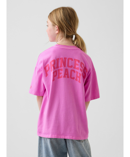 GAP(ギャップ)の「スーパーマリオブラザーズ リラックスフィット グラフィックTシャツ (キッズ)(Tシャツ/カットソー・キッズ・ブルー/オフホワイト/グレー/ネイビー/ピンク・110cm/120cm/130cm/140cm/150cm/160cm)」の13枚目の写真