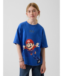 GAP | スーパーマリオブラザーズ リラックスフィット グラフィックTシャツ (キッズ)(Tシャツ/カットソー)