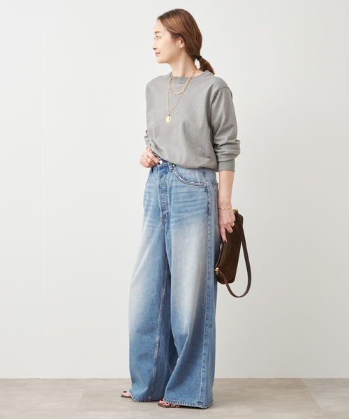 Deuxieme Classe（ドゥーズィエムクラス）の「*LOREL クルーネックプルオーバー（ニット/セーター・レディース・ホワイト/グレー/ネイビー・FREE）」の11枚目の写真