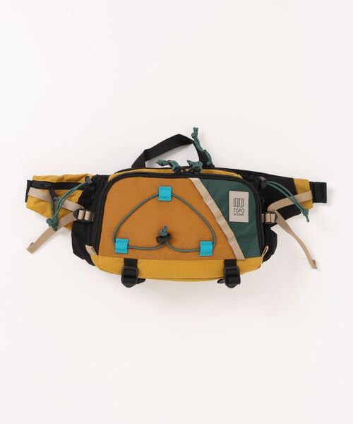 TOPO DESIGNS(トポデザインズ)の「GO OUT掲載モデル【TOPO DESIGNS】MOUNTAIN HYDRO HIP PACK(ボディバッグ/ウエストポーチ・レディース・グレー/ブラック/イエロー・ONE SIZE)」の3枚目の写真