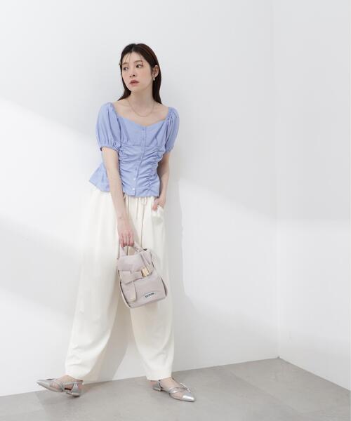 PROPORTION BODY DRESSING(プロポーションボディドレッシング)の「【加藤栞さん着用】<a>イージーパンツ / 1216139401(その他パンツ・レディース・ホワイト/ベージュ/ブラック・SMALL/MEDIUM/P/S)」の13枚目の写真