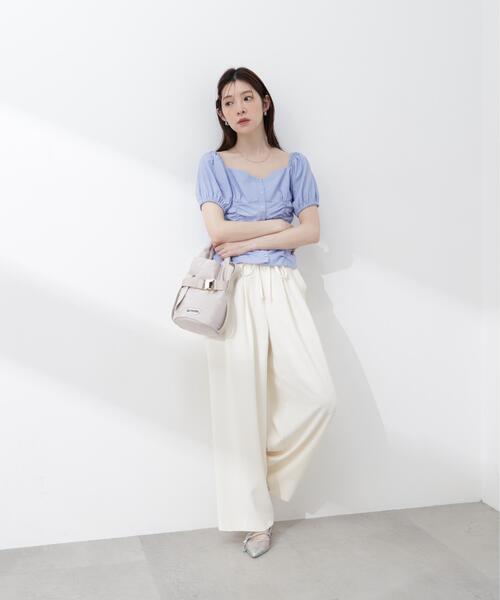 PROPORTION BODY DRESSING(プロポーションボディドレッシング)の「【加藤栞さん着用】<a>イージーパンツ / 1216139401(その他パンツ・レディース・ホワイト/ベージュ/ブラック・SMALL/MEDIUM/P/S)」の14枚目の写真