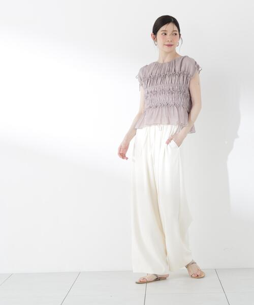 PROPORTION BODY DRESSING(プロポーションボディドレッシング)の「【加藤栞さん着用】<a>イージーパンツ / 1216139401(その他パンツ・レディース・ホワイト/ベージュ/ブラック・SMALL/MEDIUM/P/S)」の20枚目の写真